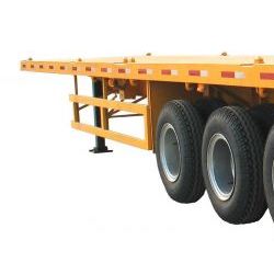 40feet Container 3 Axles Flat Bed Semi Trailer