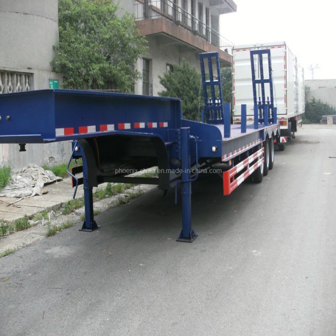 3 Axles Low-Bed Trailer 80-100tons Lowest Price 