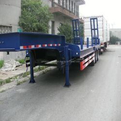 3 Axles Low-Bed Trailer 80-100tons Lowest Price