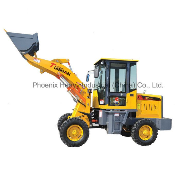 Lowest Price 0.7 Cbm Mini Wheel Loader with Weichai Engine 