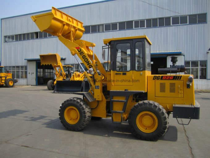 Degong 2tons Wheel Loader with 1m3 Bucket Capacity Low Price 