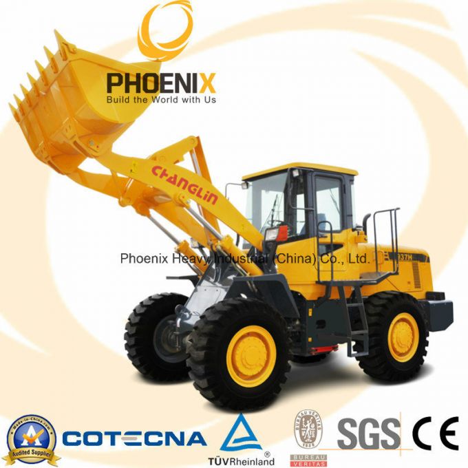 Changlin 937h 3 Tons Wheel Loader with Joystick and Big Radiator (ZL30H updated model) 