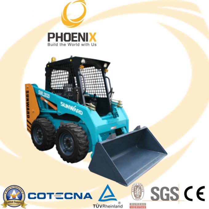 2ton Sunward Skid Steer Loader with Japanese Kubota Engine 