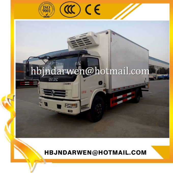 Dongfeng Load 8ton Brand New Refrigerated Van Truck for Sale 