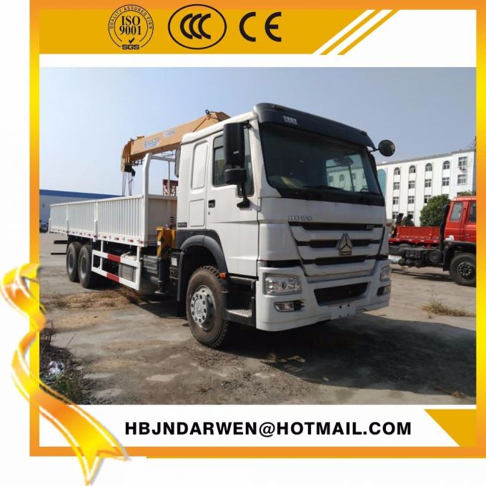 10 Wheels Sinotruk HOWO Truck Mounted Crane 