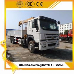 10 Wheels Sinotruk HOWO Truck Mounted Crane