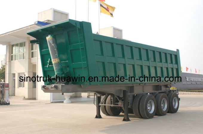 Sinotruk 3 Axles 40 Tons Dump Semi Trailer, Tipper Trailer 