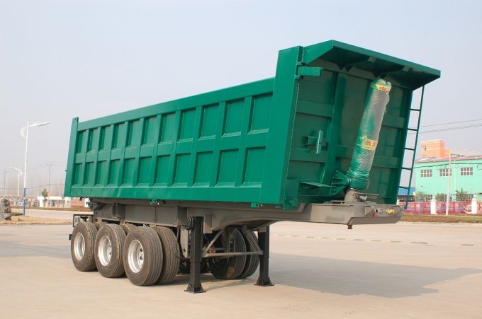 Sinotruk HOWO 3 Axle Front Tipping Dump Semi Trailer  Dump Trailer Dumper 