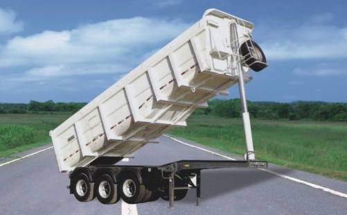 China Supplier Front Tipper Dump Semi Trailer 