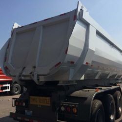 3-Axle 25cubic 35 Tons Tipper Dump Truck Trailer