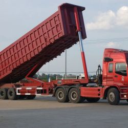 Sinotruk China Supplier Dump Trailer Front Tipping with 3 Axle