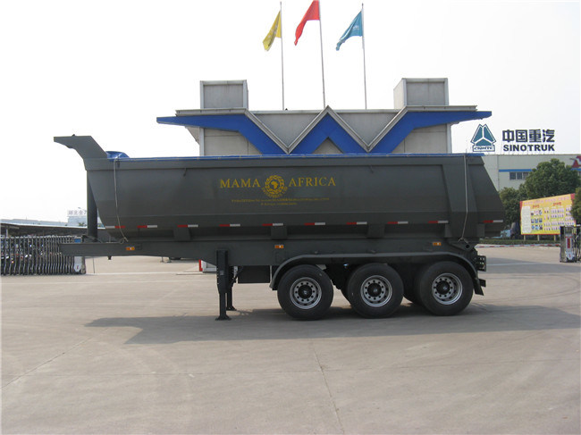 40 Tons Dumping Semi Trailer with Hyva Hydraulic 