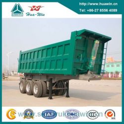 60 Ton 3 Axle Hyva Tipper Semi Trailer for Mining