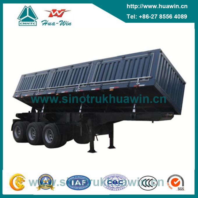 3 Axle Side Tipper Dump Semi-Trailer 