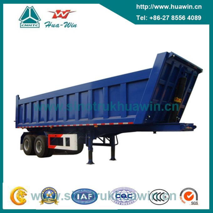 2 Axle Front Tipping Dump Semi Trailer 