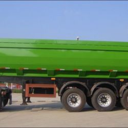 Huawin 3 Axles 4 Axles Dump Semi Trailer with Volume 18cbm-40cbm