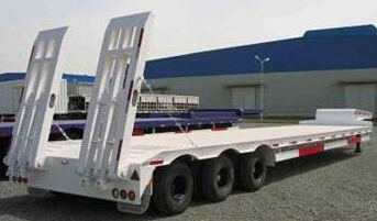 3-Axle Low Bed Semi Trailer 