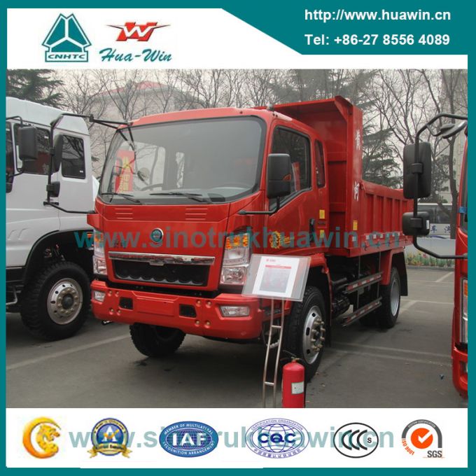 Sinotruk New Huanghe 4X2 Tipper Dump Truck 4 Ton 