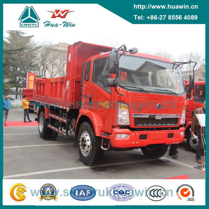 Sinotruk New Huanghe 4X2 Tipper Dump Truck 5 Cbm 