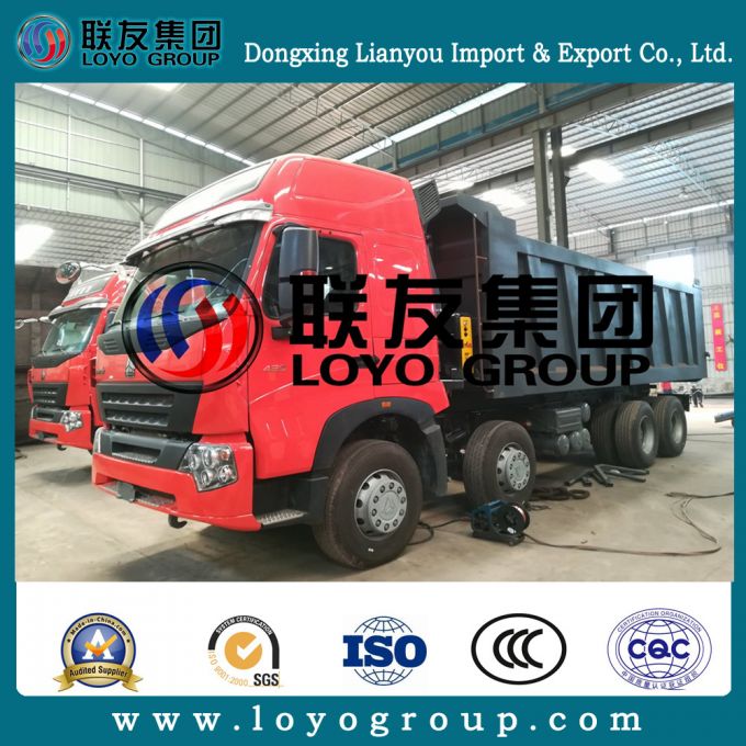 High Quality HOWO A7 8X4 Dump Truck for Sale 