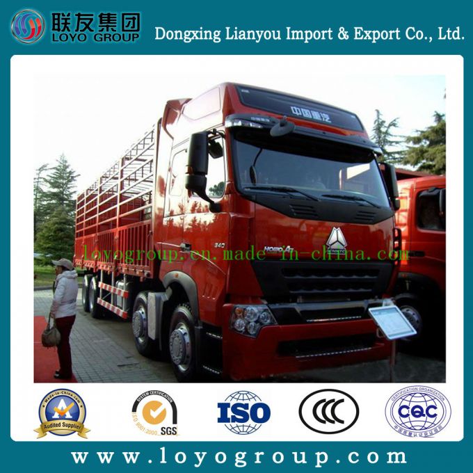 Sinotruk HOWO A7 8X4 31 Tons Fence Cargo Truck 