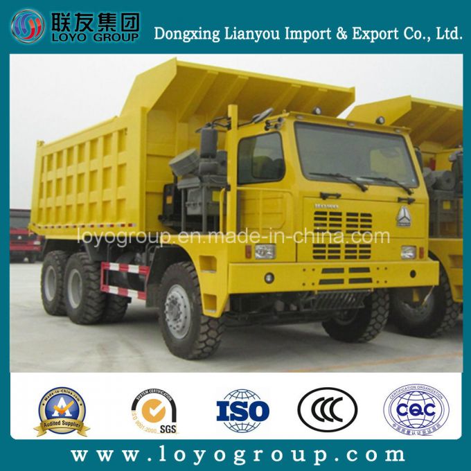 Mining HOWO 86 Tons Dump Truck for Sale 