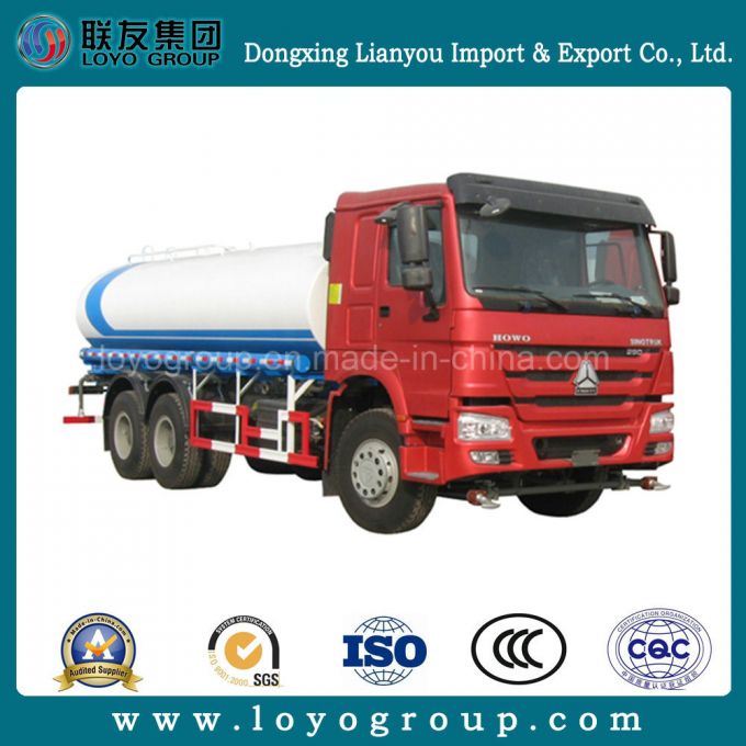 Sinotruk HOWO 290HP 6X4 12000 Liter Water Tank Truck 