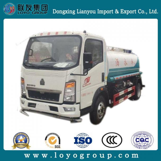 Sinotruk HOWO 4X2 8t Water Spraying Truck 8000L Water Ssprinkler Truck 