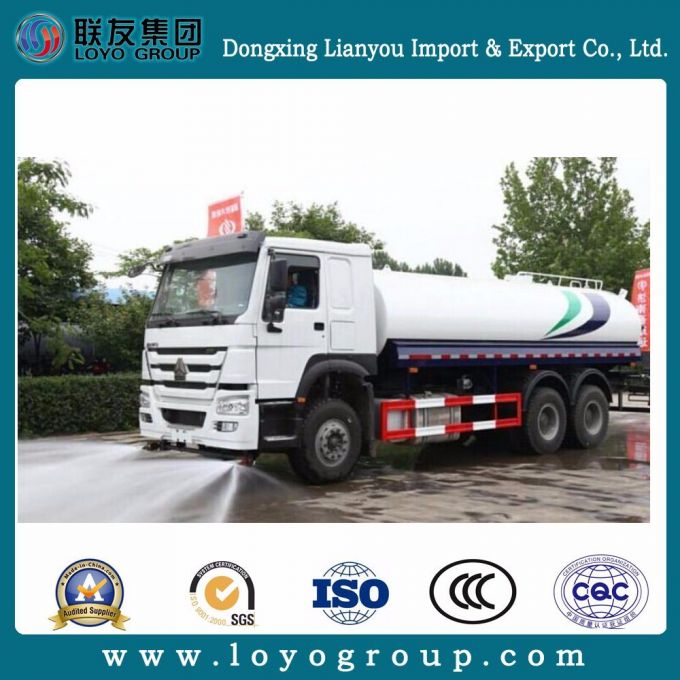 Sinotruk HOWO 6X4 336HP 20000L Water Sprinkler Truck Hot Sale 