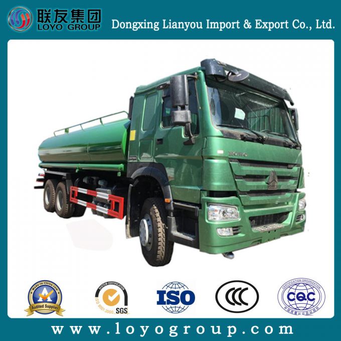 Sinotruk HOWO 6X4 20m3 Water Tanker Truck Spray Truck for Sale 