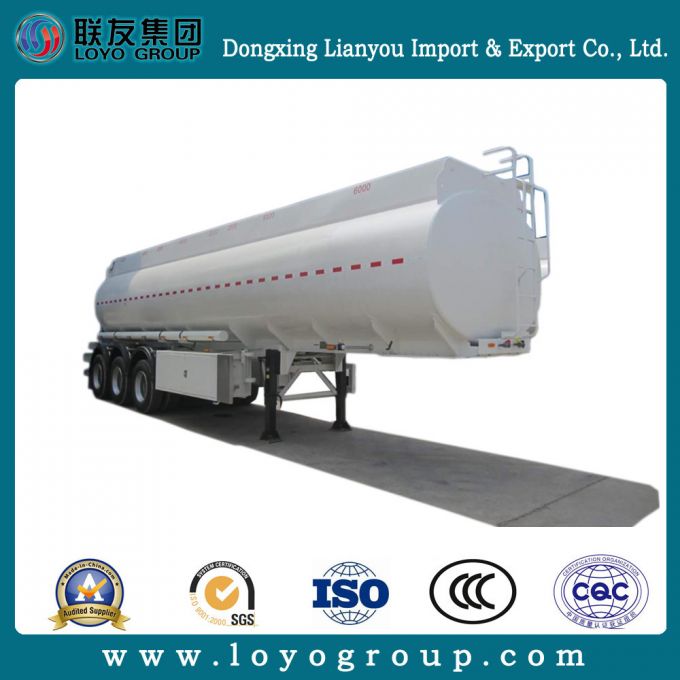 China 3 Axles 40000L Fuel Tanker Oil Diesel Transport Semi Tank Trailer 