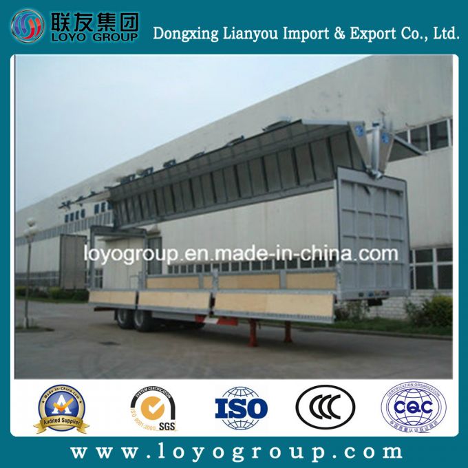 Aluminium Alloy Wing Van Trailer for Sale 