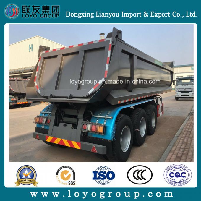 Best Price for Cimc 3 Axles Fuwa Axle Dump Trailer Hot Sell Philippines 