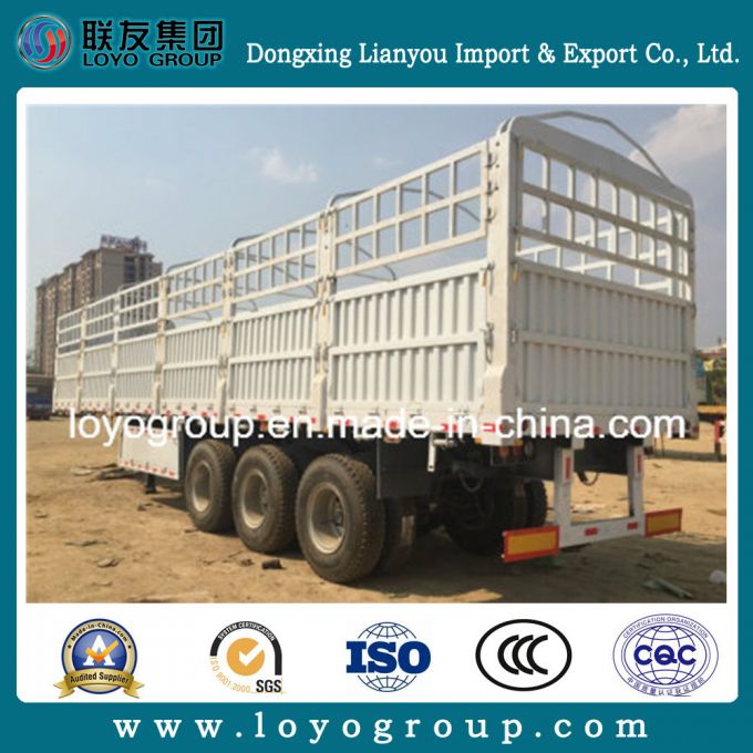 3 Axle Transportation Cargo Truck Semi Trailer 