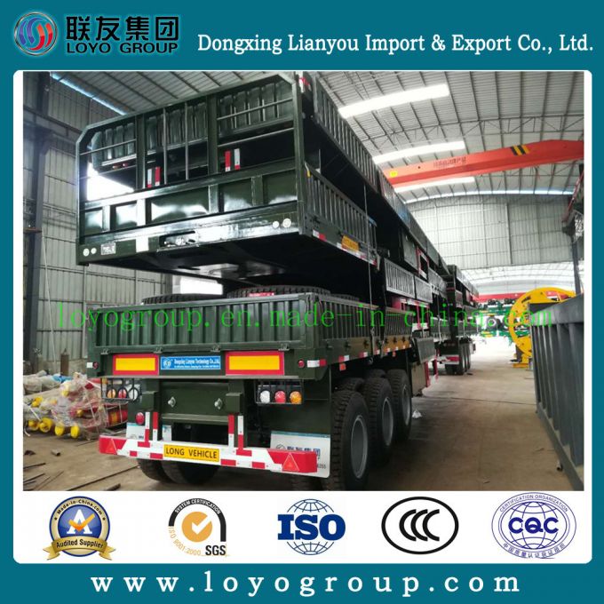 Side Wall Semi Truck Fence Cargo Trailer for Sale 