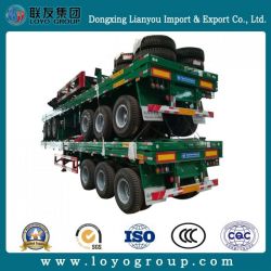 3 Axles Container Semi Trailer Flatbed Semi-Trailer