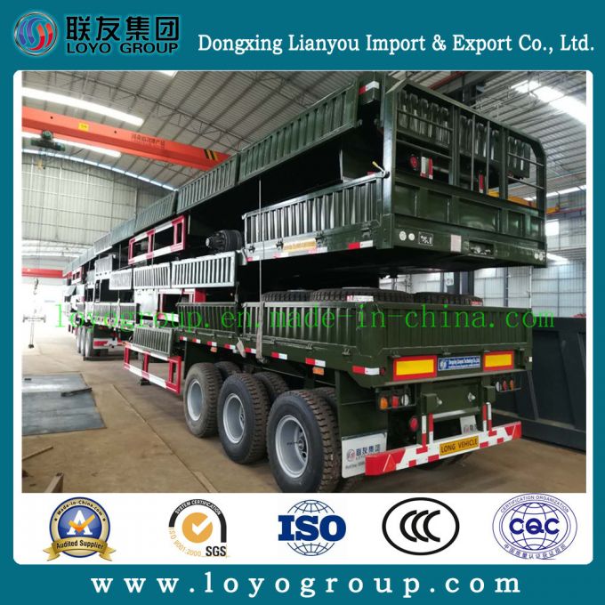 Side Wall Semi Trailer to Loading Bluk Cargo 