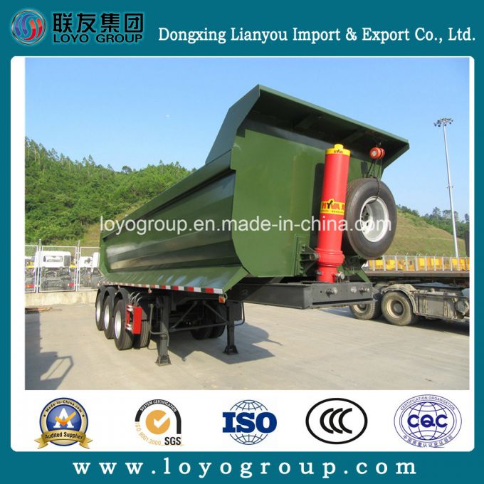 3 Axle Dump Semi Trailer U Type 54 M 3 