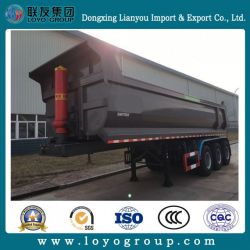 Heavy Duty U Shape 3 Axle Dump Tipper Trailer Semi Trailer