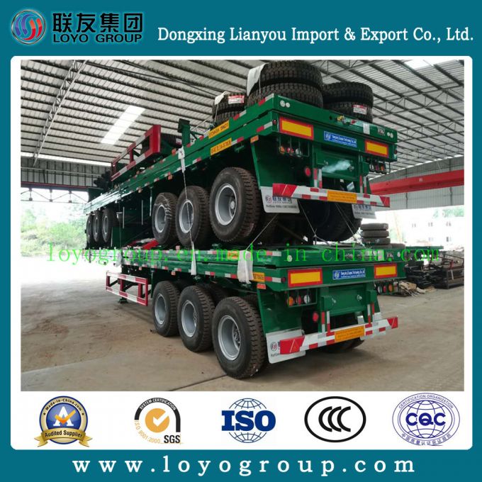 3 Axles Container Semi Trailer for Sale 