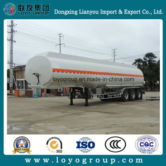 Fuel Tanker Semi Trailer with 3 Axle 