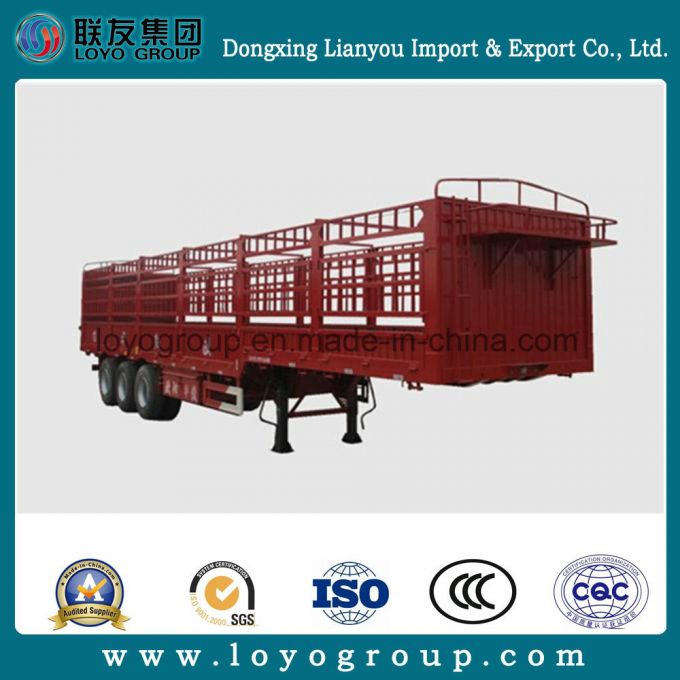 Stake Semi-Trailer Cargo Truck Trailer 