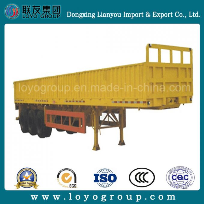 40FT Side Wall Semi-Trailer for Cargo Transport 