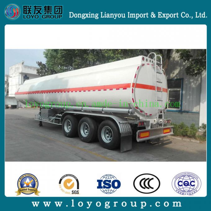 Oil Tank Semi Trailer 54000L Tanker with 6 Compartments 