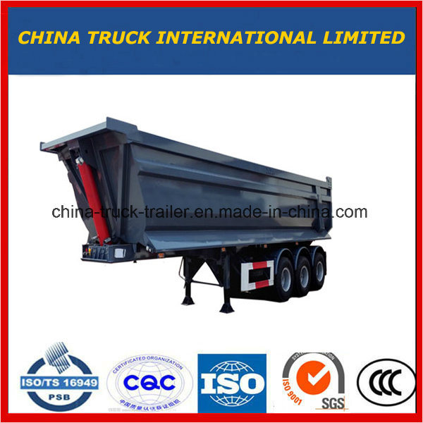 50 Ton 3axles Tipper Trailer Tractor Dump Trailer for Sale 