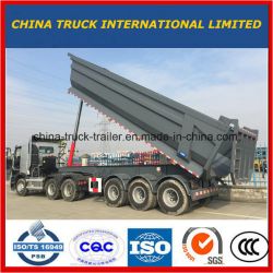 30 Cubic Cimc 3 Axle U Shape Tipper Semi Trailer