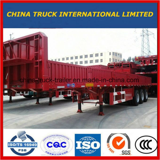 60 Tons Utility Cargo Side Wall Semi Trailer 