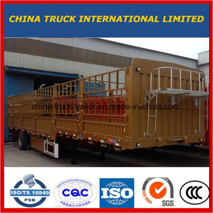 Fence Cargo Semi Trailer for Carry 40FT Container 20FT Container 