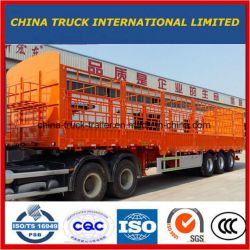 Fence Type Stake Semi Trailer for Bulk Cargo Transport