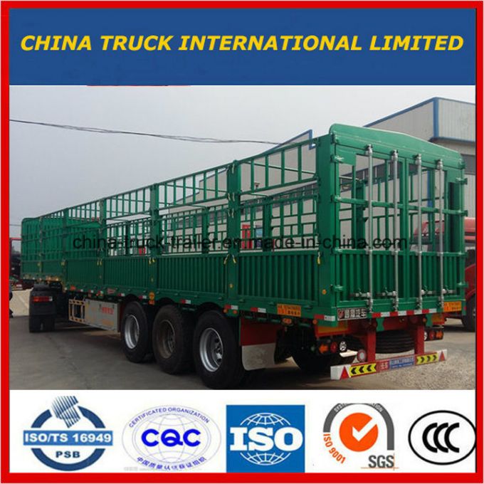 Bulk Goods Transport Truck Fence Cargo Semi Trailer for Sale 